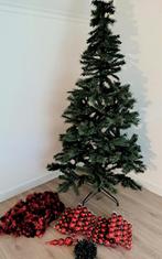 Kunstmatige Kerstboom (1m80) en versiering, Ophalen, Zo goed als nieuw