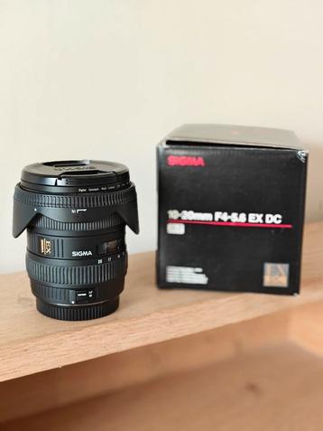 Sigma 10-20mm f/4-5.6 EX DC voor Canon beschikbaar voor biedingen
