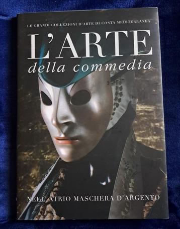 L'arte della Commedia nell'atrio maschera d'argento beschikbaar voor biedingen