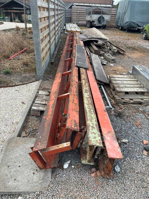 9 poutrels, Doe-het-zelf en Bouw, Metalen, Gebruikt, IJzer, Ophalen