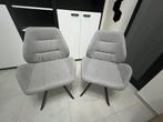 Lot de 2 chaises confortables, Enlèvement, Comme neuf, Gris
