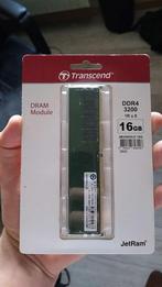 2x Transcend DDR4 3200MHz 16GB geheugenmodules – nieuw, Computers en Software, RAM geheugen, Ophalen of Verzenden, Zo goed als nieuw