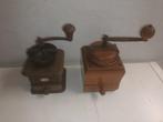 2 oude , werkende koffiemolens, Antiek en Kunst, Curiosa en Brocante, Ophalen of Verzenden