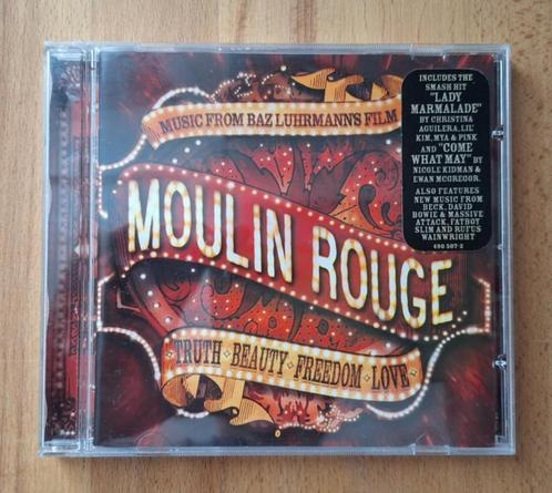 Te koop de originele soundtrack-CD van de film Moulin Rouge., Cd's en Dvd's, Cd's | Filmmuziek en Soundtracks, Zo goed als nieuw