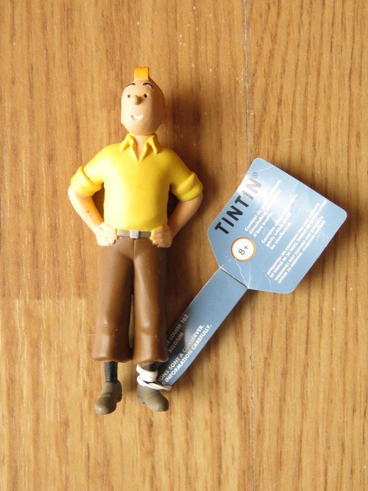 figurine Tintin debout PVC, Collections, Statues & Figurines, Comme neuf, Humain, Enlèvement ou Envoi