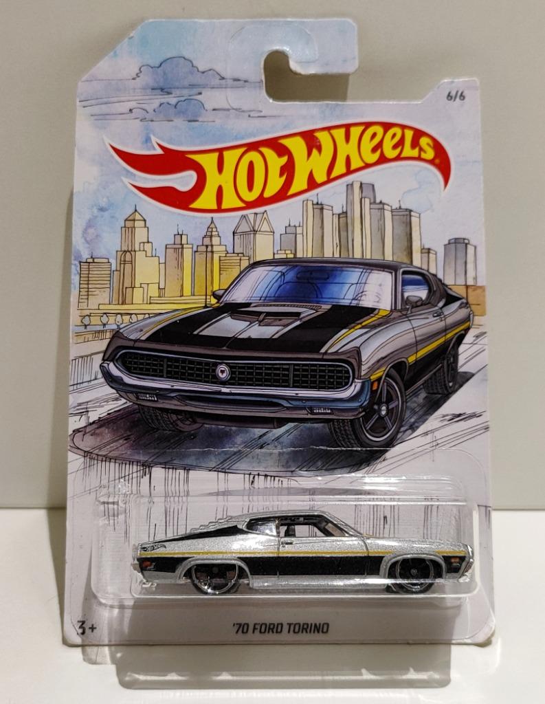 Hot Wheels '70 Ford Torino Detroit Muscle Car Series (2018), Ophalen of Verzenden