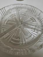 Vintage kristal schotel met onderverdeling in 3 eenheden, Enlèvement