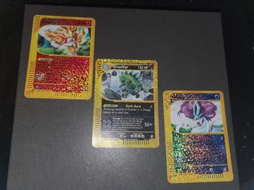 3 Boxtoppers: Suicune, Entei, Tyranitar (Pokemon WOTC 2002) beschikbaar voor biedingen