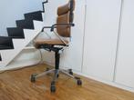 design bureaustoel leder Giroflex model 33, Ophalen, Gebruikt, Bureaustoel