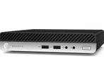 Mini-PC: HP Prodesk - i5-7500T -  8GB - 250GB - W11, Met videokaart, SSD