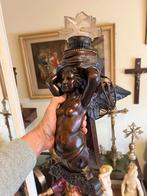 Houten Vintage deco lamp, Ophalen