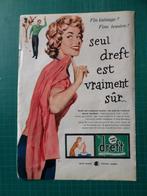 Dreft lessive - publicité papier - 1958, Ophalen of Verzenden, Gebruikt, Overige typen