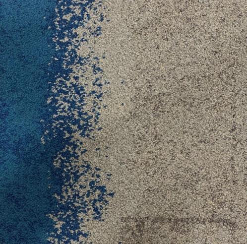 Blauw-Beige/grijze Tapijttegels *PROJECTKWALITEIT, Zakelijke goederen, Overige Zakelijke goederen, Ophalen of Verzenden