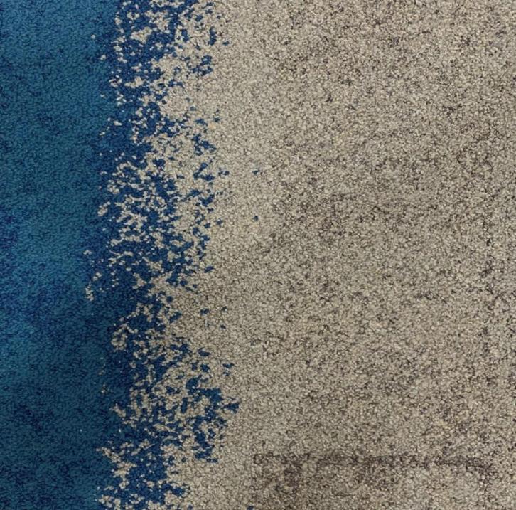 Blauw-Beige/grijze Tapijttegels *PROJECTKWALITEIT, Zakelijke goederen, Overige Zakelijke goederen, Ophalen of Verzenden