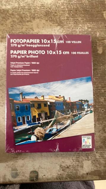 Fotopapier 10 x15 cm 100 vellen beschikbaar voor biedingen