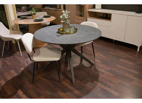 Ronde tafel  Ø120cm donkergrijs, Huis en Inrichting, Tafels | Eettafels, Rond, Ophalen