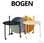 Vintage BOGEN Ikea salontafel uit de jaren 80, Huis en Inrichting, Tafels | Bijzettafels, Ophalen, Gebruikt, Rond