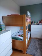 Stapelbed 90x200 inclusief lattoflex, Kinderen en Baby's, Kinderkamer | Stapelbedden en Hoogslapers, Ophalen, Gebruikt, Stapelbed