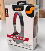 Casque -auriculaire Vibe Slick Headphones rouge-noir-blanc, Neuf, Enlèvement ou Envoi, Over-ear, Fonction muet du microphone