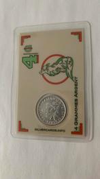 4 gram zilverkleurige kaarten, zeldzaam, Postzegels en Munten