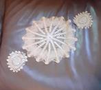 Ensemble de trois napperons crocheté main, Antiquités & Art, Enlèvement ou Envoi