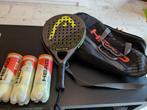 Raquette + Sac + balles de Paddle, Enlèvement, Comme neuf, Raquette, Head