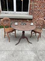 rond authentiek tafeltje, Ophalen, Gebruikt, 50 tot 100 cm, 50 tot 75 cm