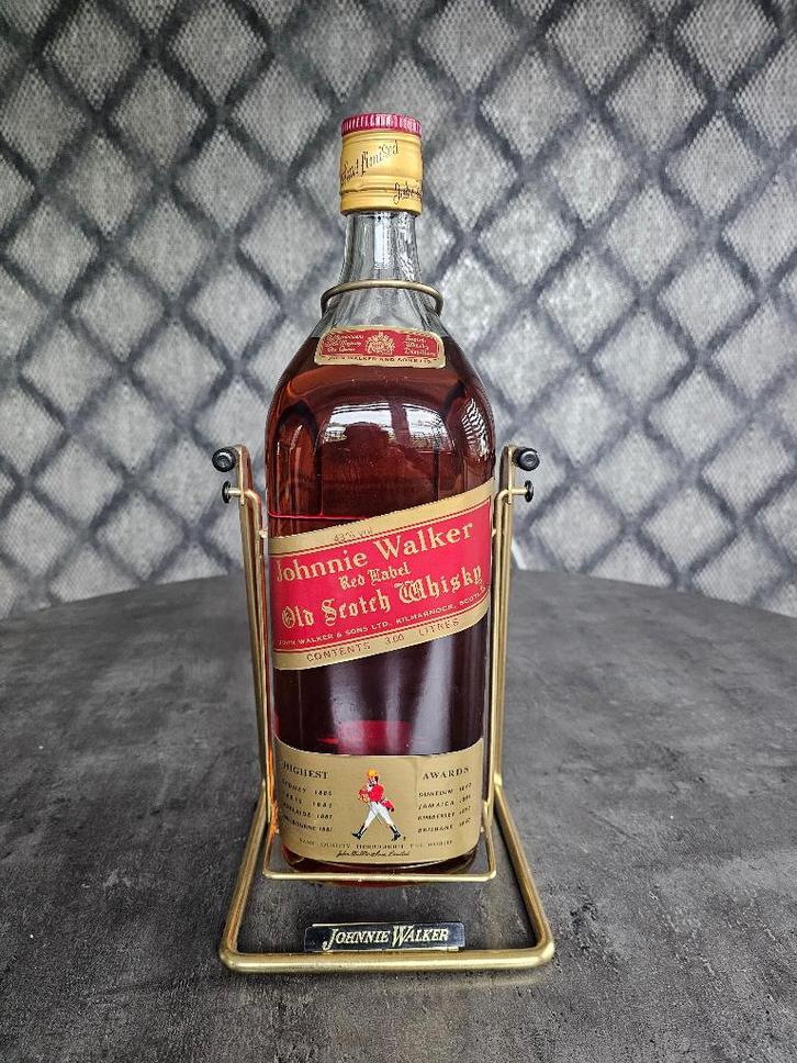 Johnnie Walker Red Label Limited Edition 3L NIEUW, Verzamelen, Wijnen, Nieuw, Overige typen, Overige gebieden, Ophalen