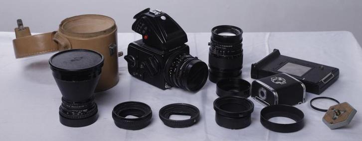 Hasselblad set, Audio, Tv en Foto, Fotocamera's Analoog, Zo goed als nieuw, Spiegelreflex, Overige Merken, Ophalen of Verzenden