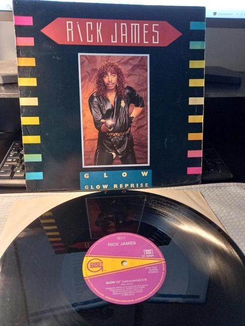 Rick James ‎– Glow - Maxi single Vinyle, 12, CD & DVD, Vinyles | R&B & Soul, Utilisé, Soul, Nu Soul ou Neo Soul, 1980 à 2000, 12 pouces