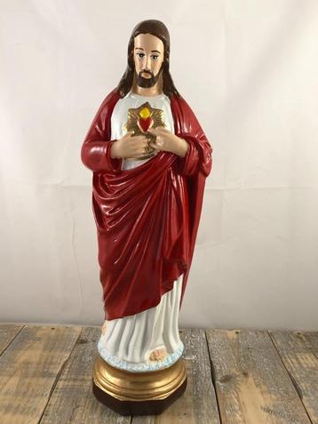 Statue du Saint Cœur de Jésus, en couleurs, Enlèvement ou Envoi