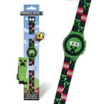 Minecraft Horloge - Digitaal Kinderhorloge, Handtassen en Accessoires, Horloges | Kinderen, Ophalen of Verzenden, Nieuw, Overige kleuren
