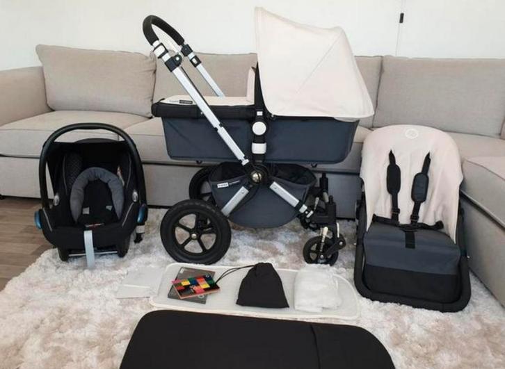 Bugaboo cameileon 2 kinderwagen Compleet Set, Kinderen en Baby's, Buggy's, Zo goed als nieuw, Maxi-Cosi, Regenhoes, Verstelbare rugleuning