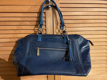Caroline Biss handtas kleur blauw, Bijoux, Sacs & Beauté, Enlèvement ou Envoi, Comme neuf