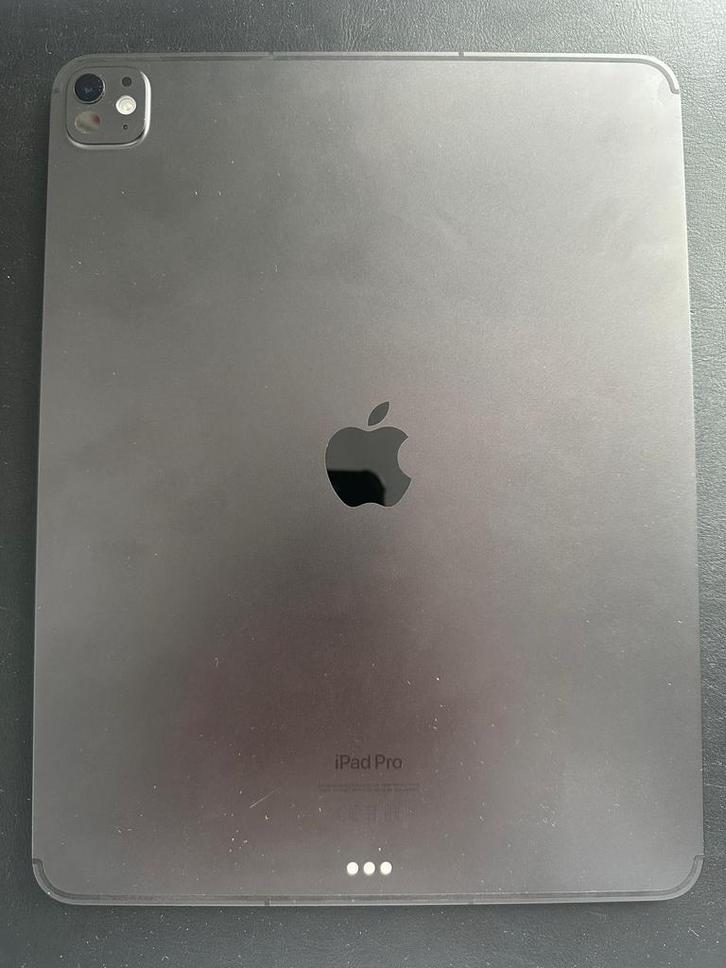 iPad Pro 13" (M4, 2024) 256GB Wi-Fi + Cellular – Space Black, Computers en Software, Apple iPads, Zo goed als nieuw, Apple iPad Pro
