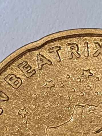 20 cent van Nederland met dubbele legende en jaar zie foto's, Postzegels en Munten, Munten | Europa | Euromunten, Ophalen of Verzenden