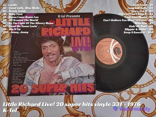 Little Richard, live! 20 Super Hits 33T vinyl - 1976, Cd's en Dvd's, Vinyl | Rock, Gebruikt, 12 inch, Ophalen of Verzenden
