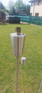 Inox fakkels, Ophalen of Verzenden, Zo goed als nieuw