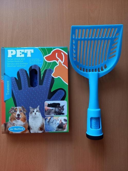 Gant toilettage et pelle à crottes, Dieren en Toebehoren, Overige Dieren-accessoires, Nieuw, Ophalen