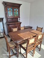 Eetkamer Mechelse stijl, Huis en Inrichting, Ophalen, Gebruikt, Mechelse stijl, 6 tot 8 stoelen