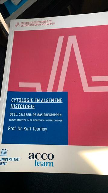 Cytologie en algemene histologie, Boeken, Ophalen, Zo goed als nieuw