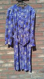 Longue robe plissée bleue à fleurs El Corte Inglés 48, Taille 46/48 (XL) ou plus grande, Enlèvement ou Envoi, Comme neuf, El Corte Inglés