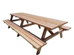 OP VOORRAAD picknicktafel 12-14 pers 4METER LANG douglas hou, Tuin en Terras, Picknicktafels, Ophalen of Verzenden, Nieuw, Rechthoekig