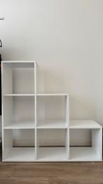 Étagère blanche en escalier – 6 compartiments – IKEA style, Maison & Meubles, Armoires | Armoires murales, Enlèvement, Comme neuf
