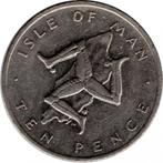 Isle of Man 10 pence, 1976, Ophalen of Verzenden, Losse munt, Overige landen