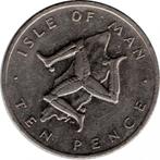 Île de Man 10 pence, 1976, Enlèvement ou Envoi, Monnaie en vrac, Autres pays
