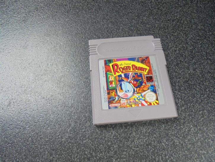 Game boy Who framed Roger Rabbit (orig), Games en Spelcomputers, Games | Nintendo Game Boy, Gebruikt, Ophalen of Verzenden
