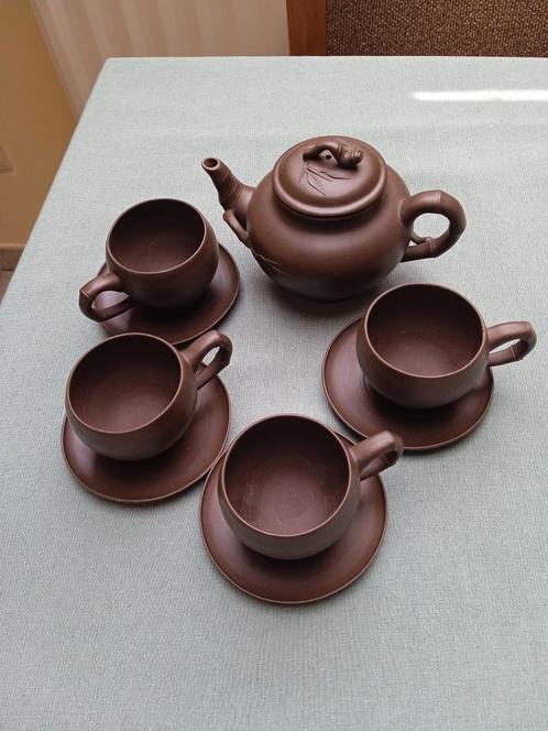 Antieke Chinese Thee Set ( Van Zwarte Klei Gemaakt ), Antiek en Kunst, Antiek | Servies compleet, Ophalen