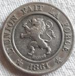 BELGIË; 10 centimes 1861 KM 22 XF Ref.7660, Postzegels en Munten, Munten | België, Verzenden, Overig, Losse munt