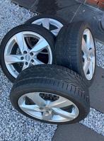 4 aluminium velgen + banden 17 inch, Auto-onderdelen, Ophalen, Gebruikt, 17 inch, Band(en)